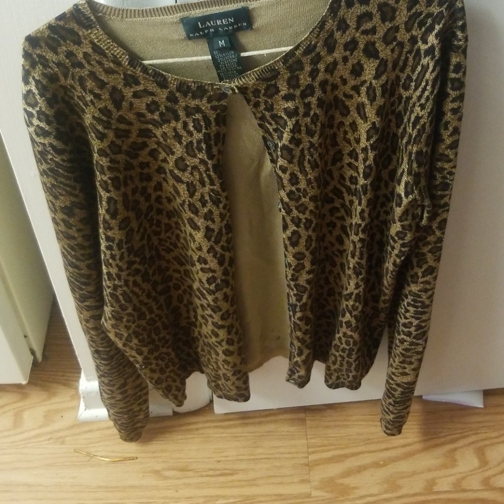 Womens sweater leopard print